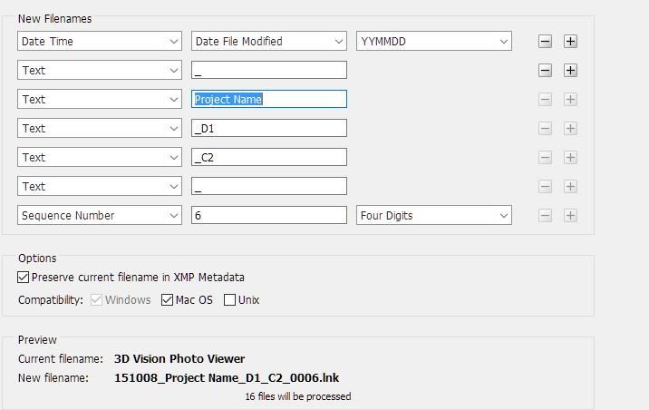 A snapshot of Adobe Bride's user inteface